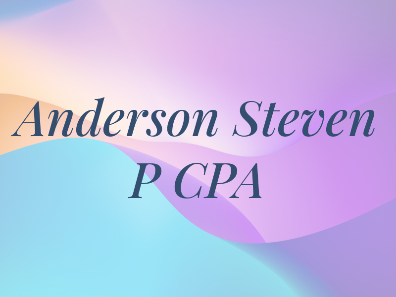 Anderson Steven P CPA