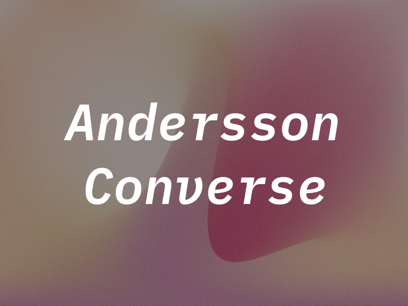 Andersson Converse