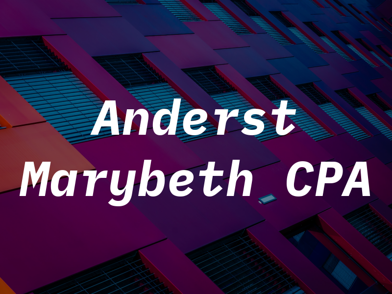 Anderst Marybeth CPA