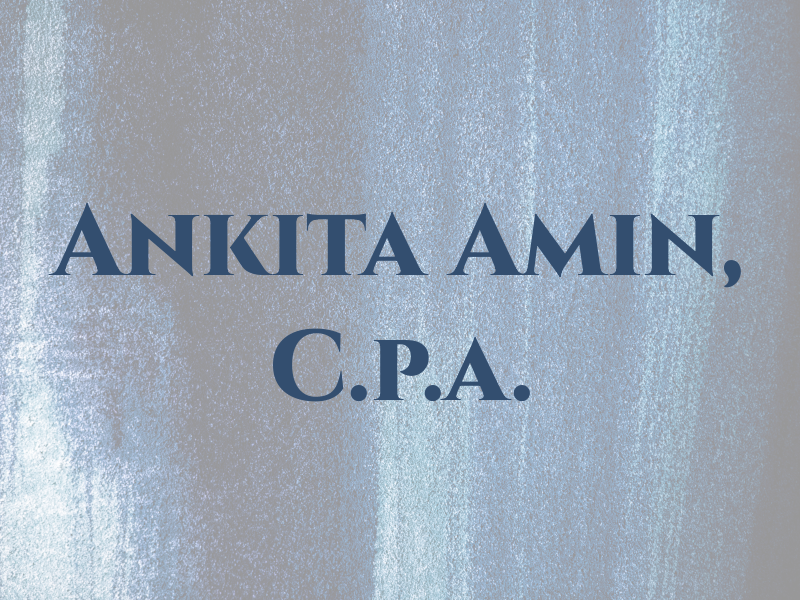 Ankita Amin, C.p.a.