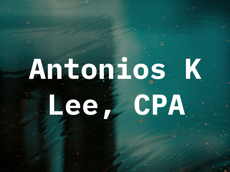 Antonios K Lee, CPA
