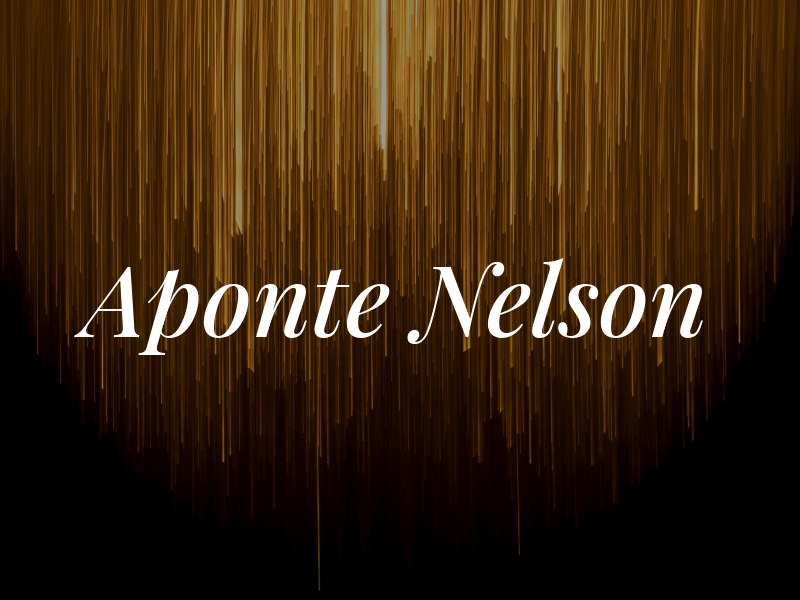 Aponte Nelson