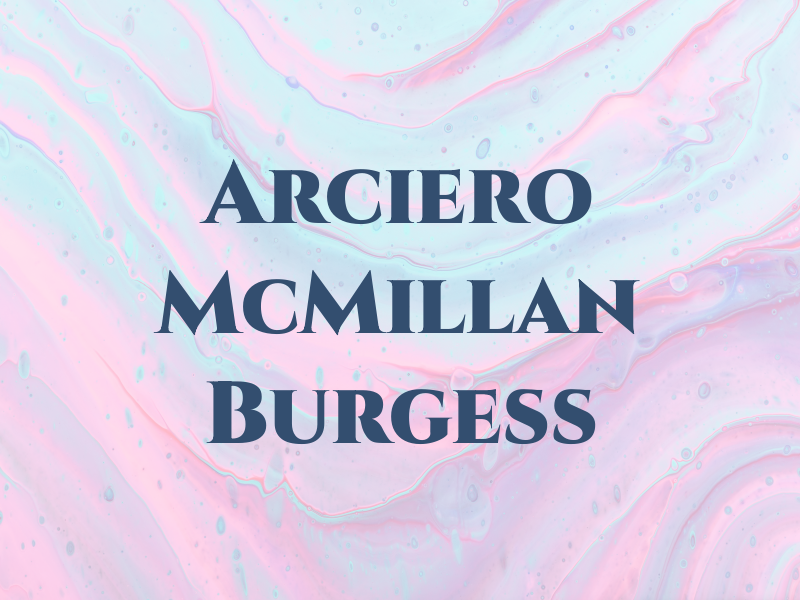 Arciero McMillan & Burgess