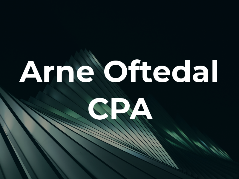 Arne Oftedal CPA