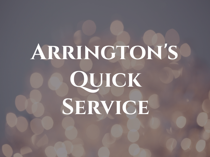 Arrington's Quick Tax Service