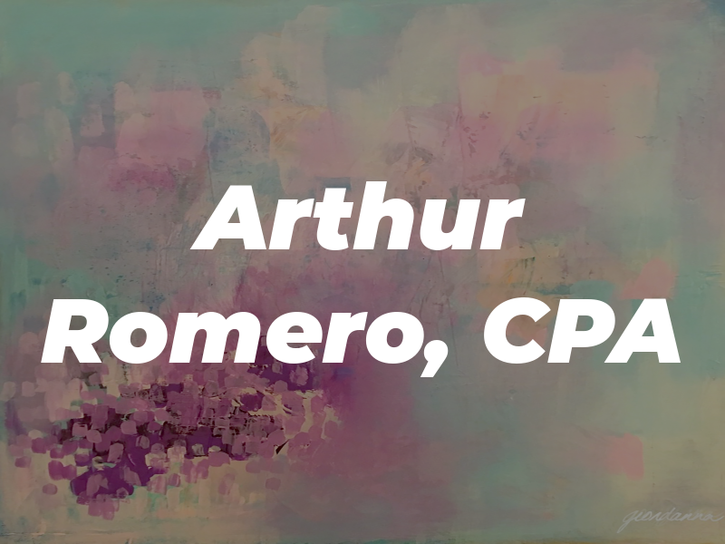 Arthur Romero, CPA