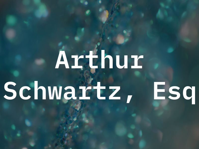 Arthur Schwartz, Esq