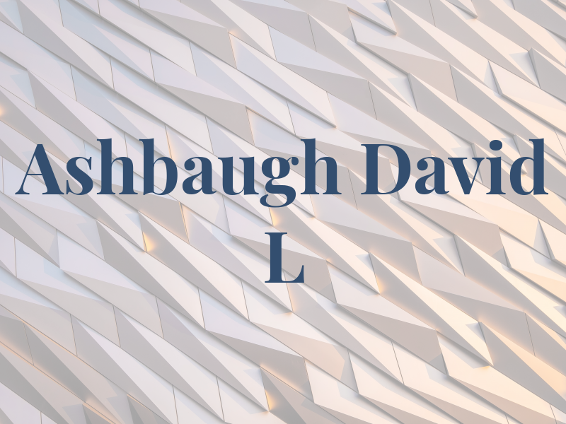 Ashbaugh David L