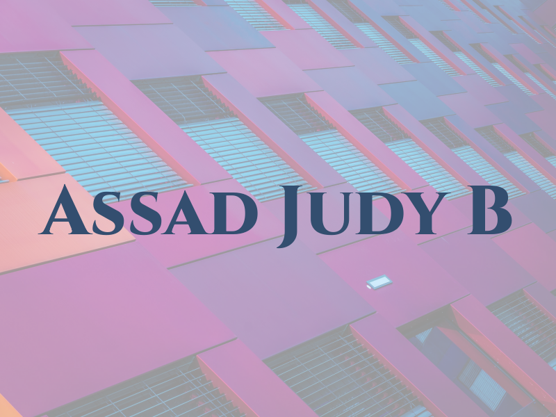 Assad Judy B