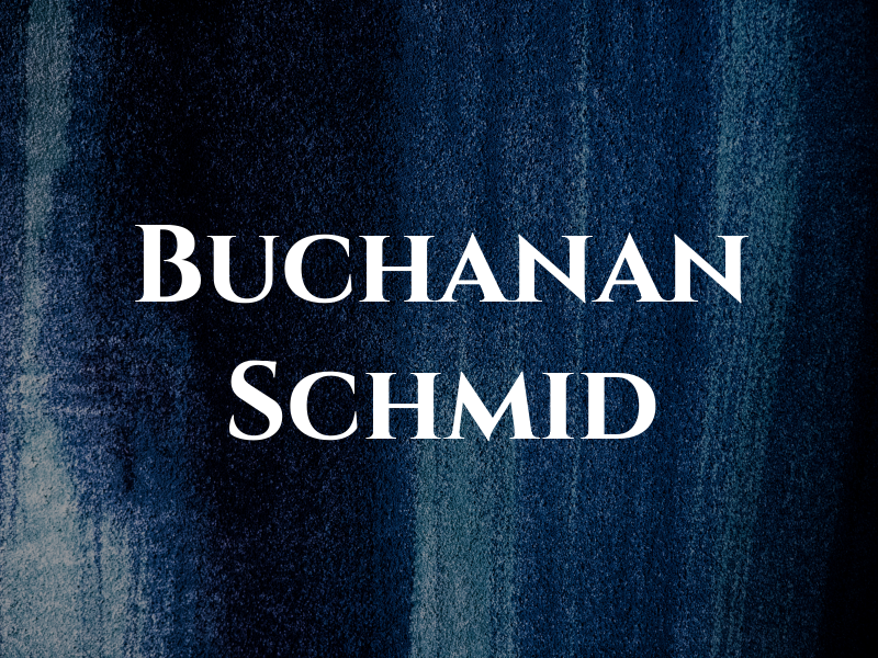 Buchanan Schmid