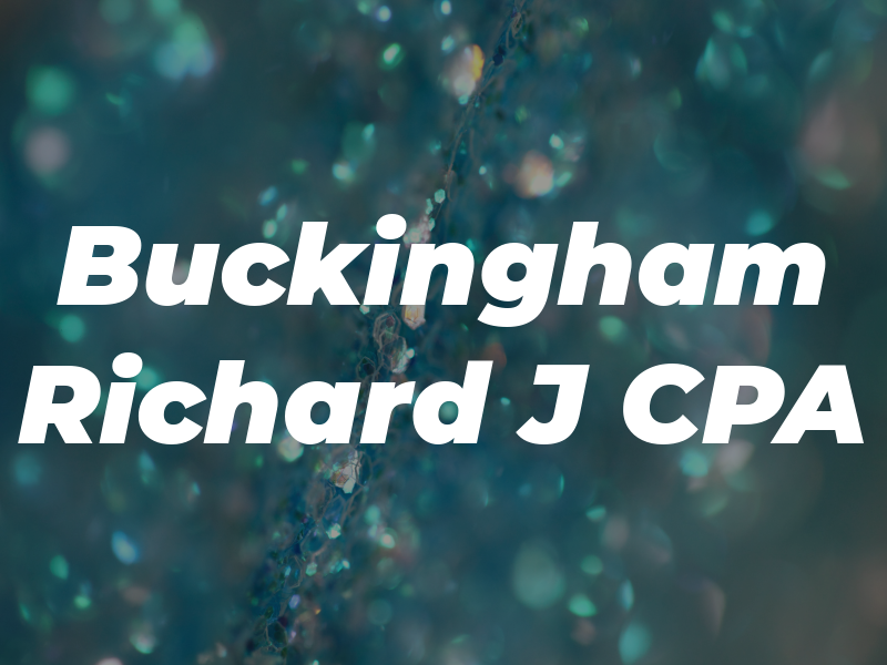 Buckingham Richard J CPA