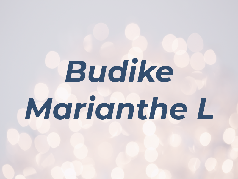 Budike Marianthe L