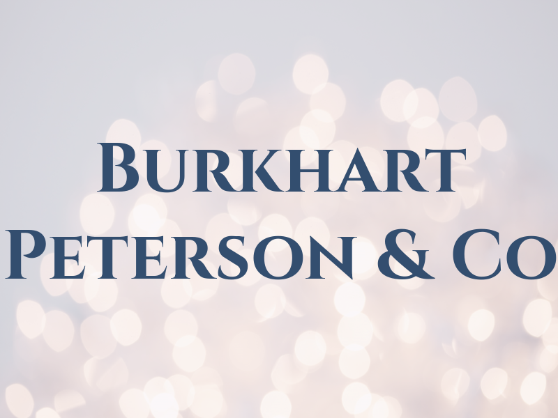 Burkhart Peterson & Co