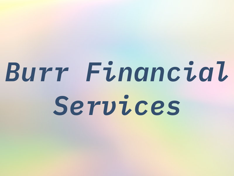 Burr Tax & Financial Services