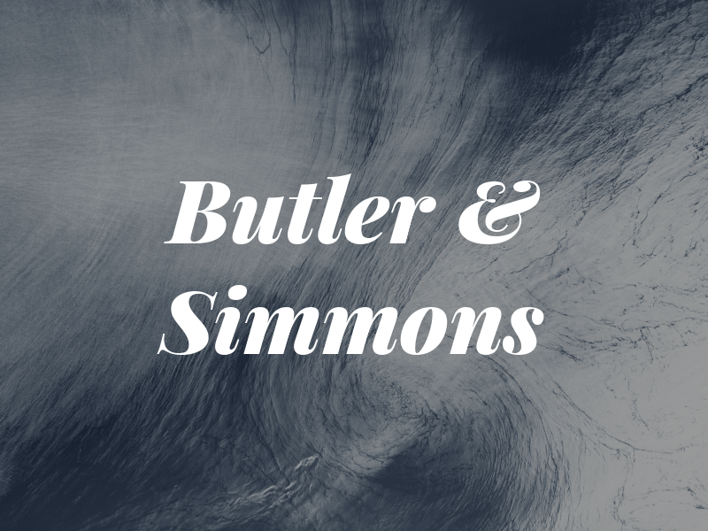 Butler & Simmons