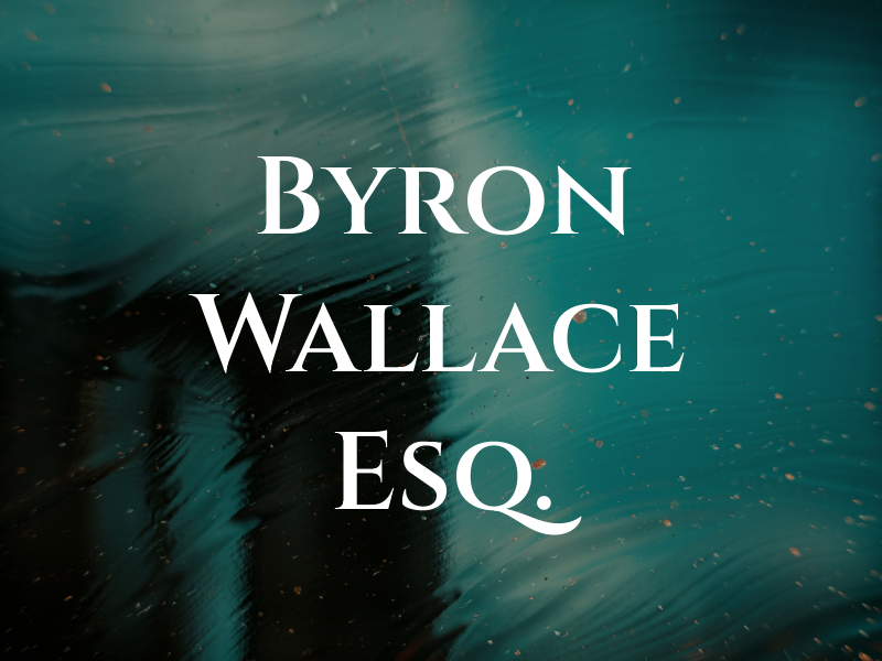 Byron C. L. Wallace Esq.