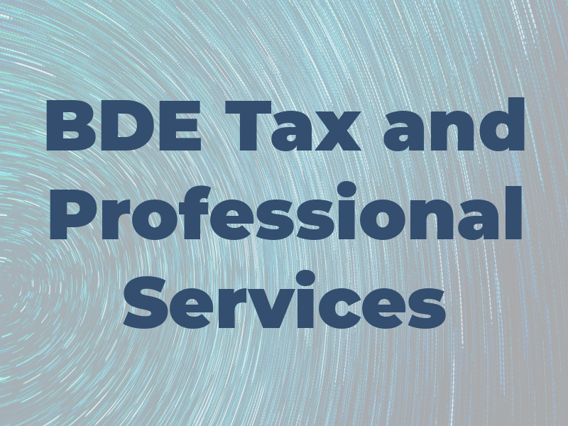 BDE Tax and Professional Services