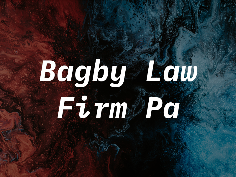 Bagby Law Firm Pa