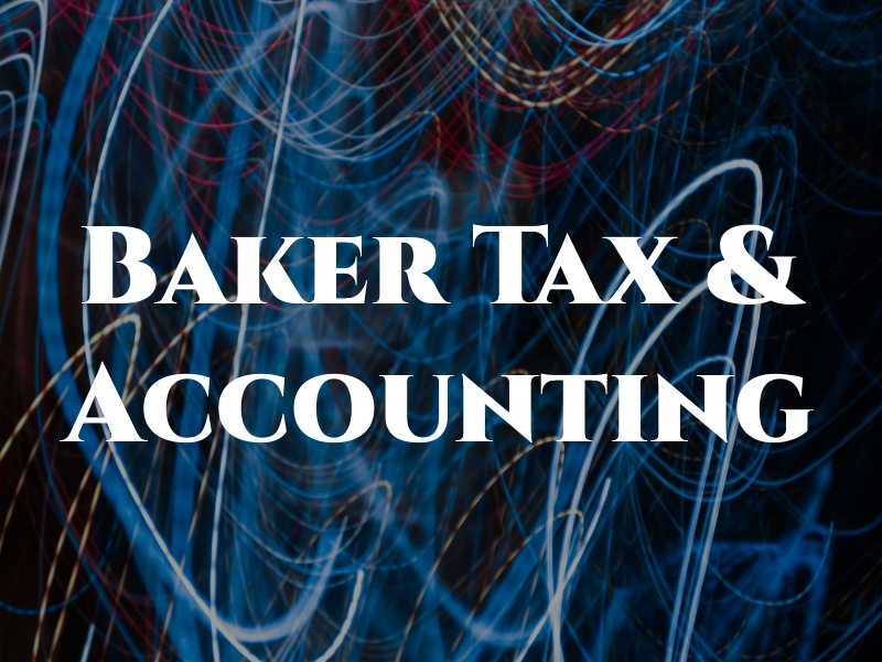 Baker Tax & Accounting
