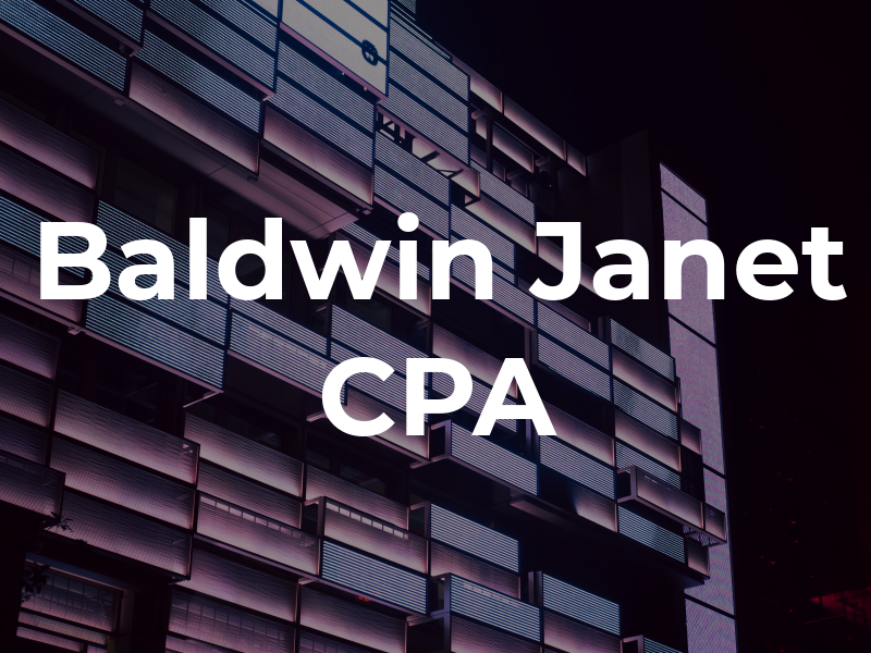 Baldwin Janet CPA