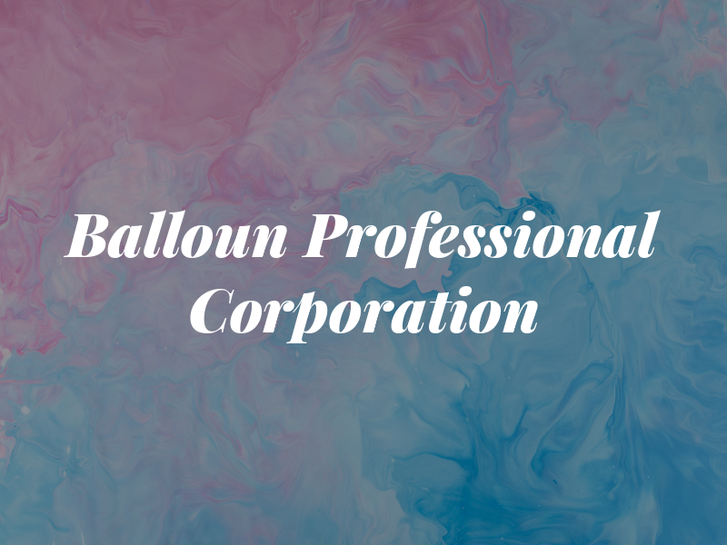 Balloun Law Professional Corporation