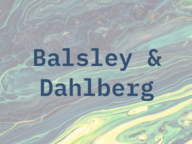 Balsley & Dahlberg