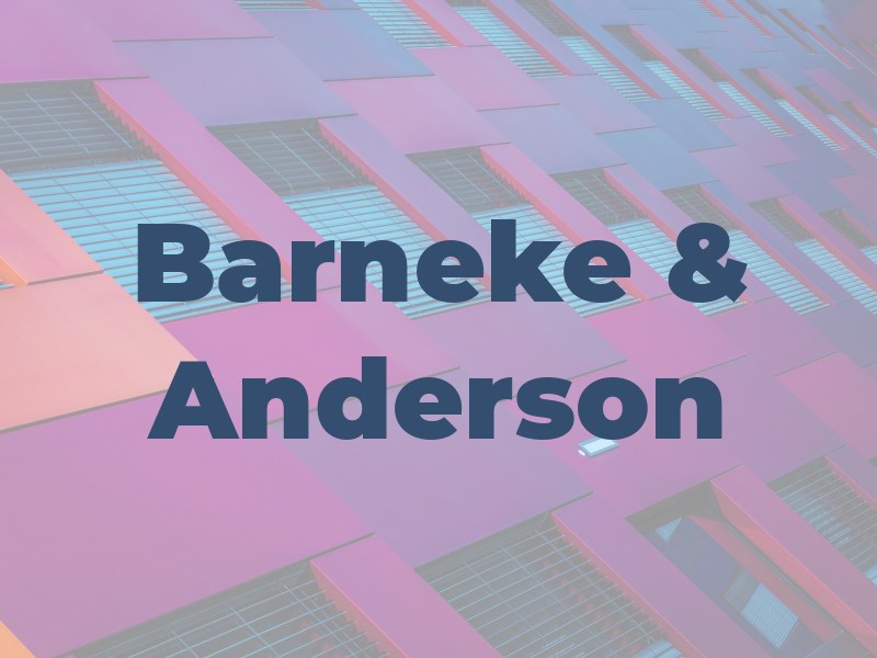 Barneke & Anderson