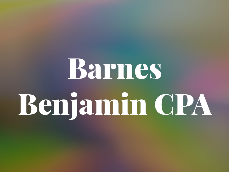 Barnes Benjamin CPA