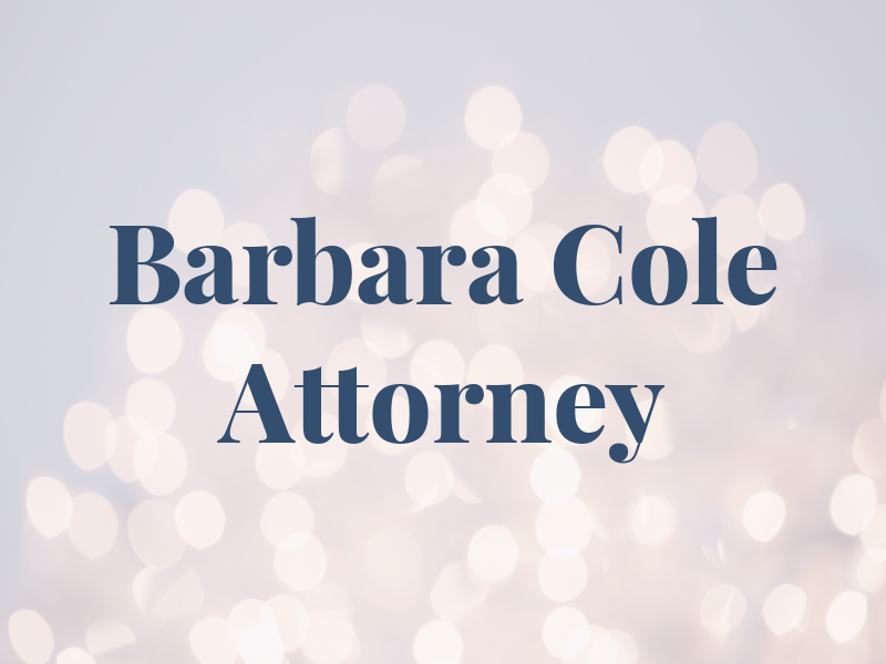 Barbara Cole Attorney at Law