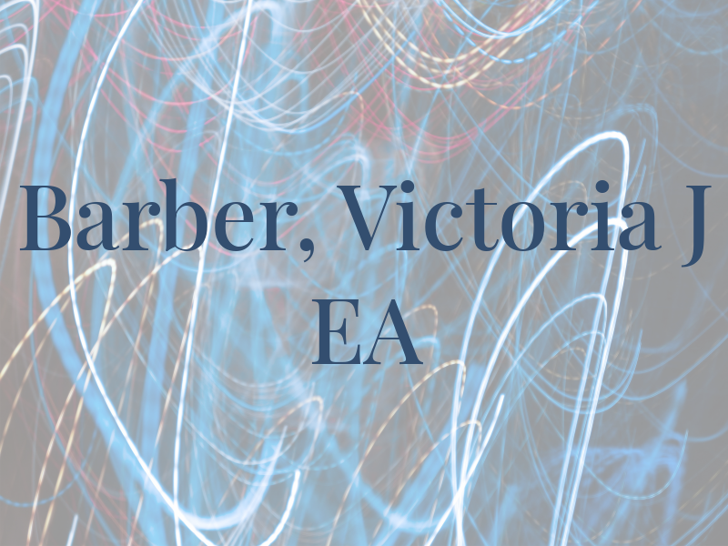 Barber, Victoria J EA