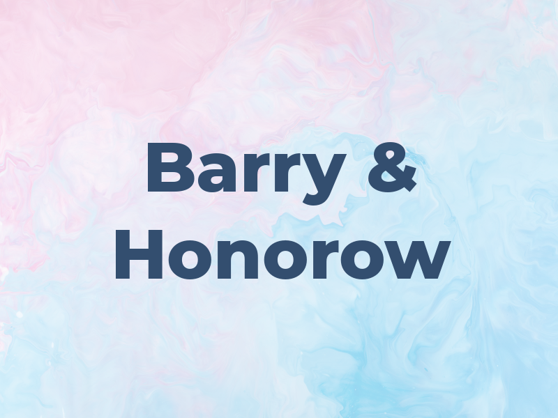 Barry & Honorow