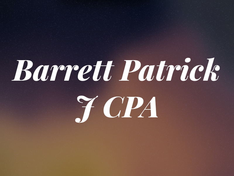 Barrett Patrick J CPA