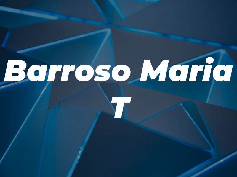 Barroso Maria T