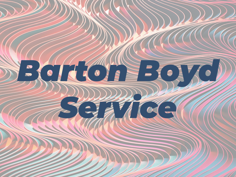 Barton and Boyd Tax Service