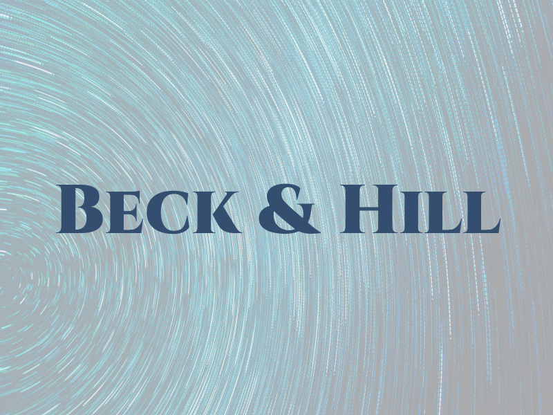 Beck & Hill