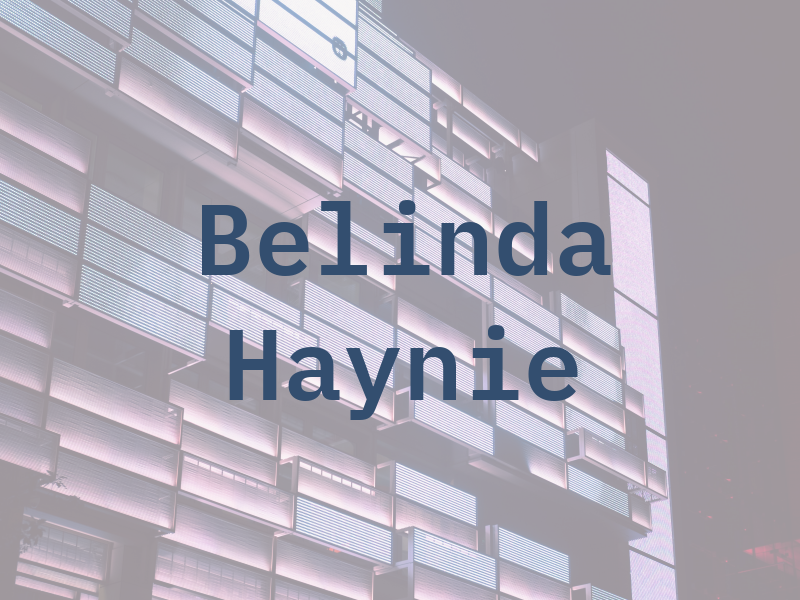 Belinda Haynie