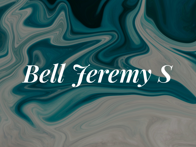 Bell Jeremy S