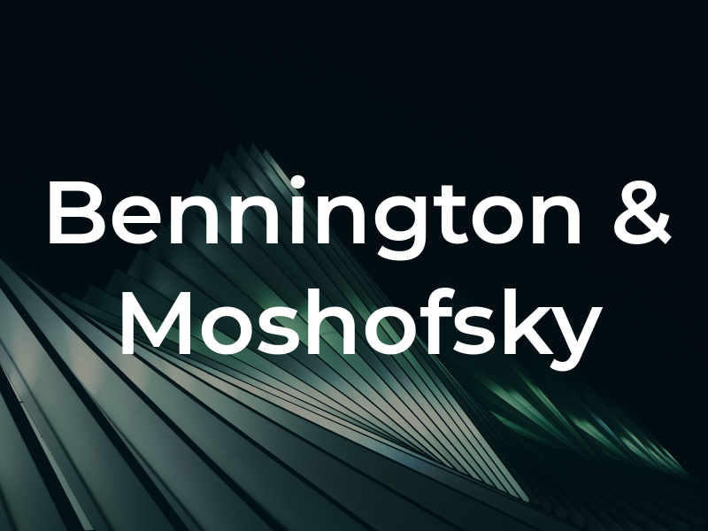 Bennington & Moshofsky