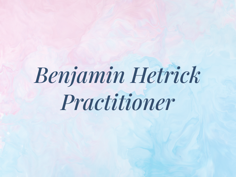 Benjamin Hetrick Tax Practitioner