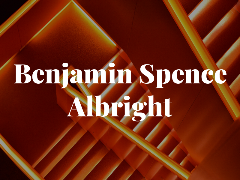 Benjamin Spence Albright