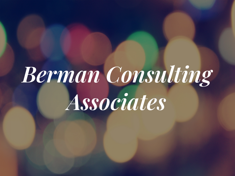 Berman Consulting Associates
