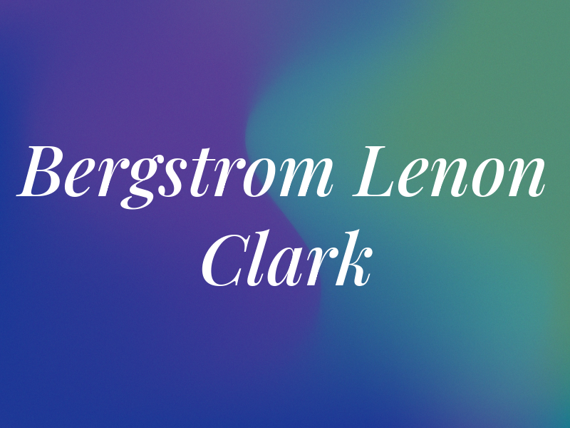 Bergstrom Lenon & Clark