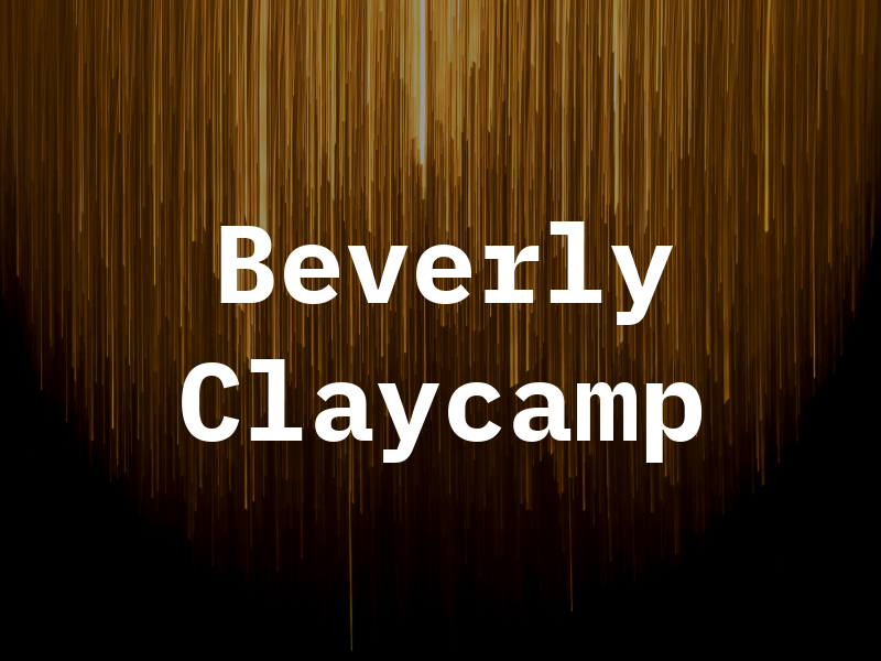 Beverly Claycamp