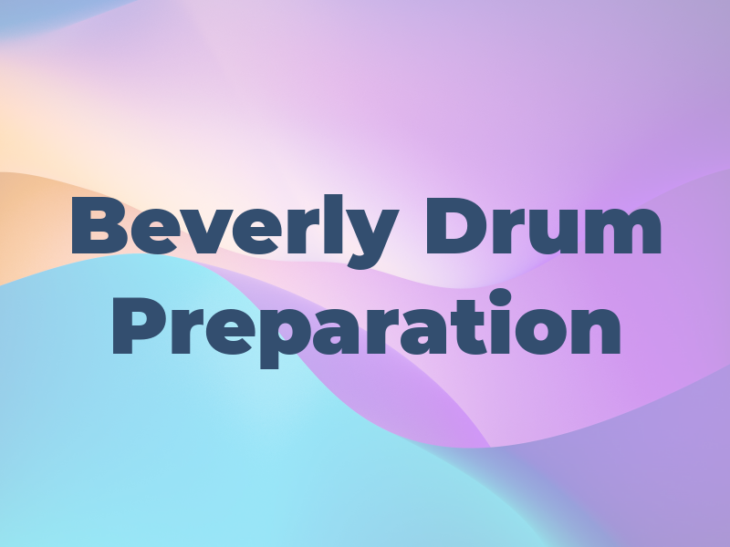 Beverly Drum Tax Preparation