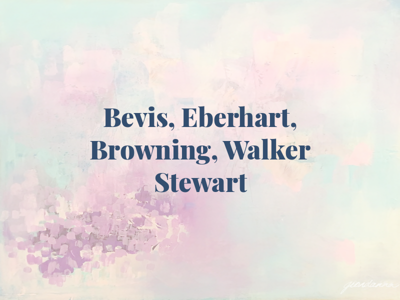 Bevis, Eberhart, Browning, Walker & Stewart