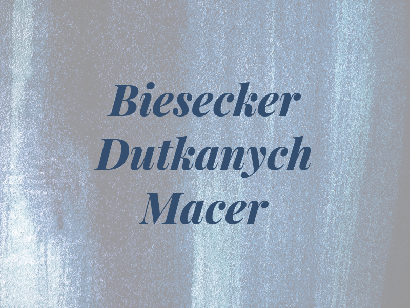 Biesecker Dutkanych & Macer