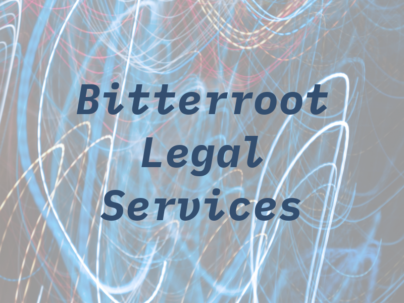 Bitterroot Legal Services
