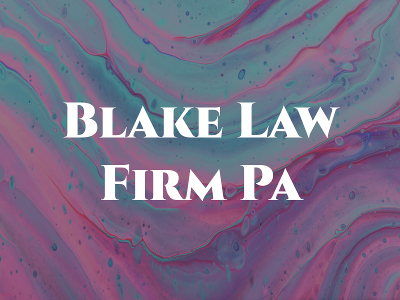 Blake Law Firm Pa