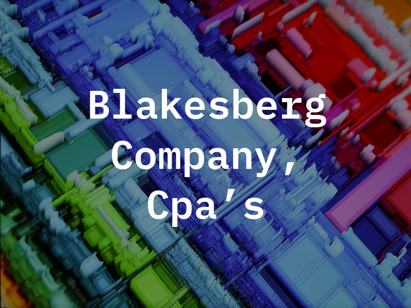 Blakesberg & Company, Cpa's