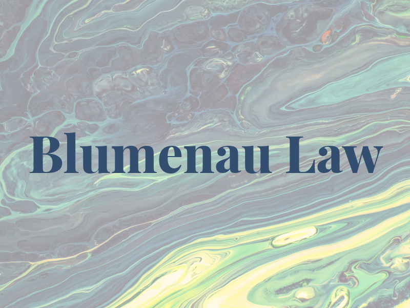 Blumenau Law